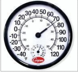 指針式溫濕度計