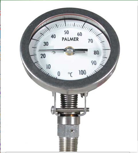 軸向型雙金屬溫度計