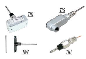 浸入式溫度傳感器 –管道- 2-1/2in 探頭