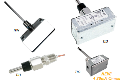 浸入式溫度傳感器 –螺紋管件- 2-1/2in 探頭